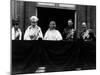 Duke of York on Royal Balcony Buckingham Palace with Bride Lady Elizabeth Bowes Lyon at Wedding-null-Mounted Photographic Print