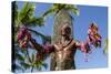 Duke Paoa Kahanamoku, Waikiki Beach, Honolulu, Oahu, Hawaii-Michael DeFreitas-Stretched Canvas