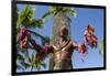 Duke Paoa Kahanamoku, Waikiki Beach, Honolulu, Oahu, Hawaii-Michael DeFreitas-Framed Photographic Print