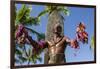 Duke Paoa Kahanamoku, Waikiki Beach, Honolulu, Oahu, Hawaii-Michael DeFreitas-Framed Premium Photographic Print