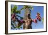 Duke Paoa Kahanamoku, Waikiki Beach, Honolulu, Oahu, Hawaii-Michael DeFreitas-Framed Photographic Print