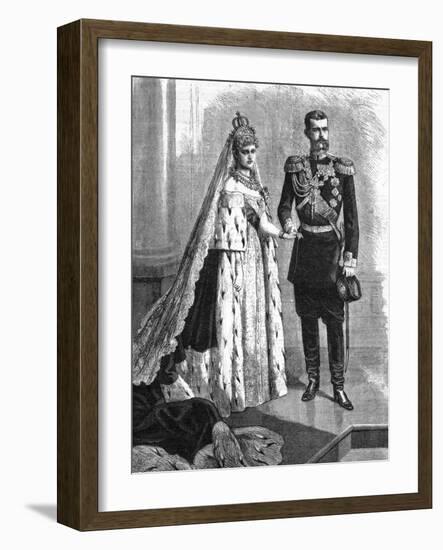 Duke Sergei Alexandrovich and Elizabeth of Hesse-null-Framed Art Print