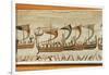 Duke William and his fleet cross the Channel to Pevensey, detail from the Bayeux Tapestry-null-Framed Giclee Print