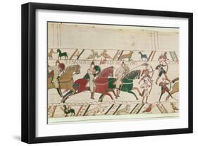 Duke William (C.1028-87) Exhorts His Troops to Prepare Themselves Manfully and Prudently for Battle-French-Framed Premium Giclee Print