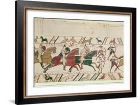 Duke William (C.1028-87) Exhorts His Troops to Prepare Themselves Manfully and Prudently for Battle-French-Framed Giclee Print