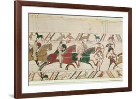 Duke William (C.1028-87) Exhorts His Troops to Prepare Themselves Manfully and Prudently for Battle-French-Framed Premium Giclee Print