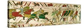 Duke William Exhorts His Troops to Prepare Themselves Wisely Like Men, Bayeux Tapestry, Before 1082-null-Stretched Canvas