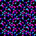 Seamless Retro Geometric Pattern-dukepope-Art Print