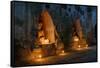 Dukkanthein Pagoda, Dated 1571, Mrauk U, Rakhaing State, Myanmar (Burma), Asia-Nathalie Cuvelier-Framed Stretched Canvas