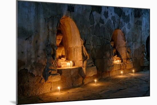 Dukkanthein Pagoda, Dated 1571, Mrauk U, Rakhaing State, Myanmar (Burma), Asia-Nathalie Cuvelier-Mounted Photographic Print