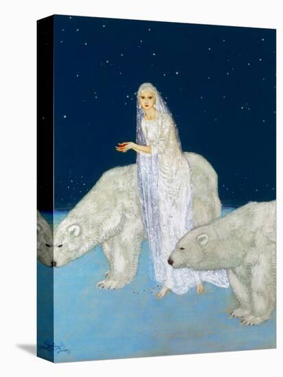 Dulac: The Ice Maiden, 1915-Edmund Dulac-Stretched Canvas