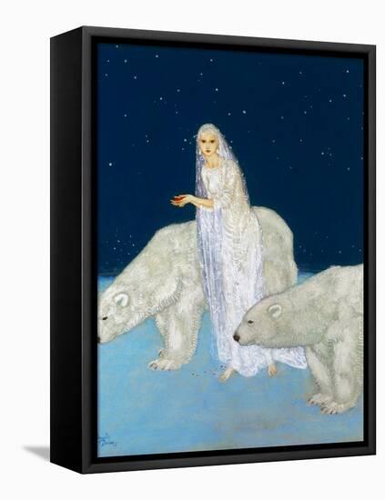 Dulac: The Ice Maiden, 1915-Edmund Dulac-Framed Stretched Canvas