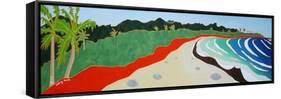 Dulan beach looking north, 2010-Timothy Nathan Joel-Framed Stretched Canvas