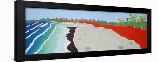 Dulan beach looking south, 2010-Timothy Nathan Joel-Framed Giclee Print