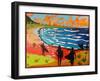 Dulan beach surfers, 2010-Timothy Nathan Joel-Framed Giclee Print