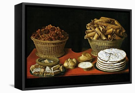 Dulces Y Frutos Secos Sobre Una Mesa-Tomás Yepes-Framed Stretched Canvas