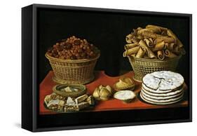 Dulces Y Frutos Secos Sobre Una Mesa-Tomás Yepes-Framed Stretched Canvas