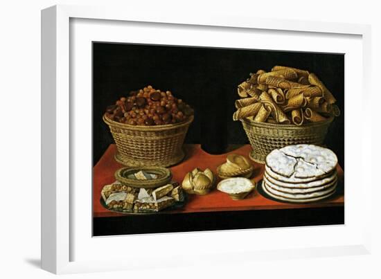 Dulces Y Frutos Secos Sobre Una Mesa-Tomás Yepes-Framed Giclee Print