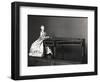 Dulcimer Player-David Roentgen-Framed Premium Giclee Print