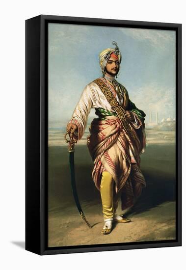 Duleep Singh, Maharajah of Lahore (1838-93), 1854 Lithographed by R.J. Lane-Franz Xaver Winterhalter-Framed Stretched Canvas