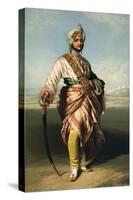 Duleep Singh, Maharajah of Lahore (1838-93), 1854 Lithographed by R.J. Lane-Franz Xaver Winterhalter-Stretched Canvas