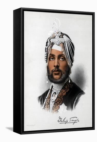 Duleep Singh, Sikh Ruler, C1890-Petter & Galpin Cassell-Framed Stretched Canvas