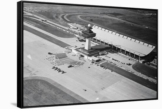 Dulles International Airport from Afar-null-Framed Stretched Canvas