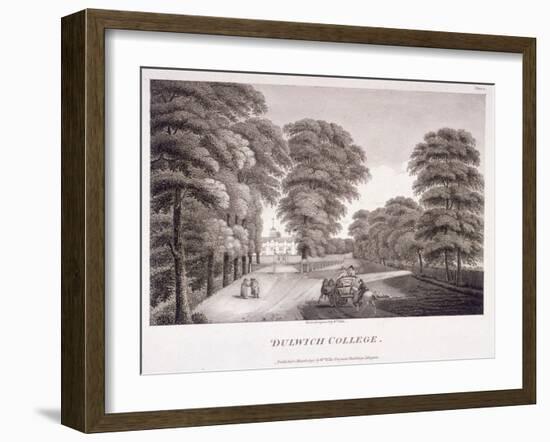 Dulwich College, Camberwell, London, 1792-William Ellis-Framed Giclee Print