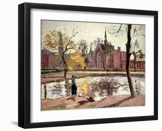 Dulwich College, London, 1871-Camille Pissarro-Framed Giclee Print