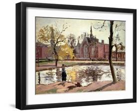 Dulwich College, London, 1871-Camille Pissarro-Framed Giclee Print