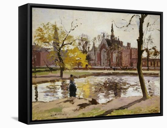 Dulwich College, London-Camille Pissarro-Framed Stretched Canvas