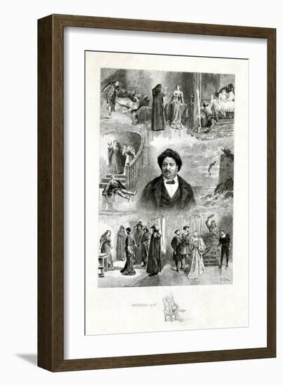 Dumas (Pere) Characters-Etienne Zier-Framed Art Print