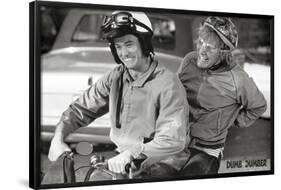 Dumb and Dumber Movie Harry and Lloyd on Scooter Poster Print-null-Framed Poster