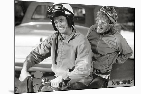 Dumb and Dumber Movie Harry and Lloyd on Scooter Poster Print-null-Mounted Poster