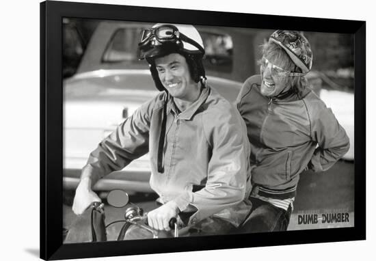 Dumb and Dumber Movie Harry and Lloyd on Scooter Poster Print-null-Framed Poster