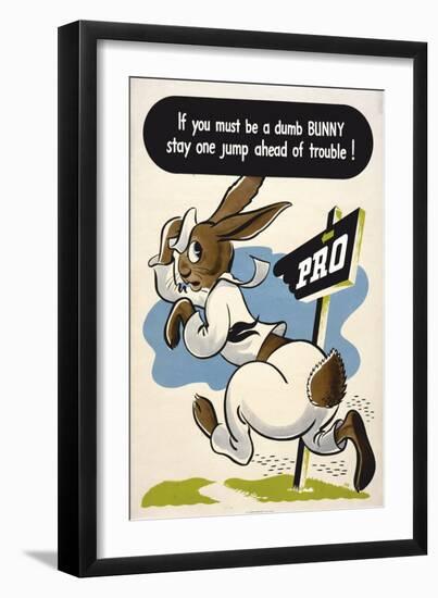 Dumb Bunny-null-Framed Premium Giclee Print