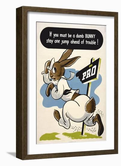 Dumb Bunny-null-Framed Giclee Print