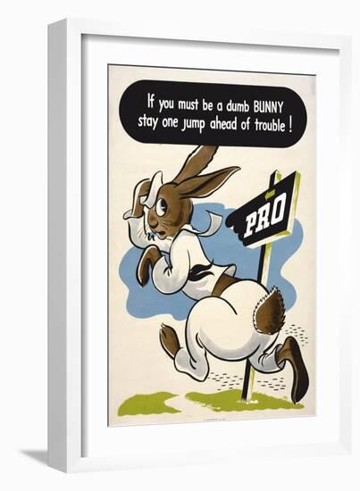 Dumb Bunny-null-Framed Giclee Print