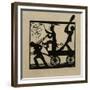 Dumb-Driven Cattle, 1915-Eric Gill-Framed Giclee Print