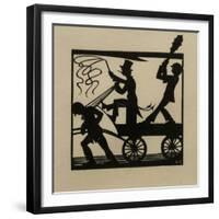 Dumb-Driven Cattle, 1915-Eric Gill-Framed Giclee Print