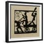 Dumb-Driven Cattle, 1915-Eric Gill-Framed Giclee Print