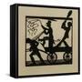 Dumb-Driven Cattle, 1915-Eric Gill-Framed Stretched Canvas