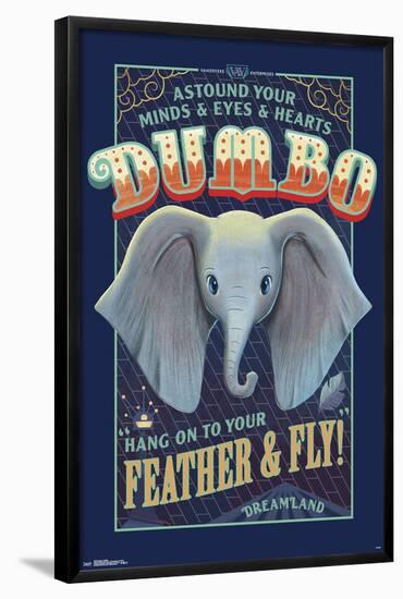 Dumbo - Feather-null-Framed Standard Poster