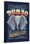 Dumbo - Feather-null-Framed Standard Poster