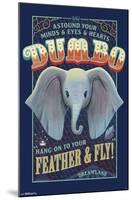 Dumbo - Feather-null-Mounted Standard Poster