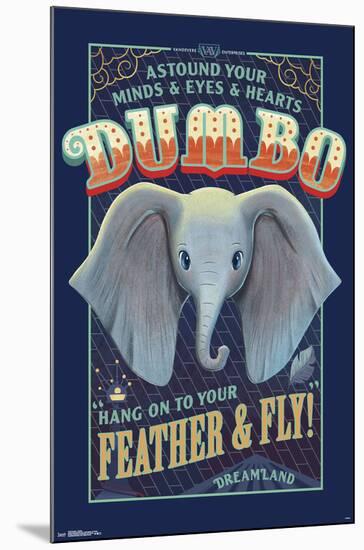 Dumbo - Feather-null-Mounted Standard Poster