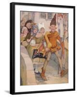 'Dummling and his Golden Goose', 1937-Anne Anderson-Framed Giclee Print