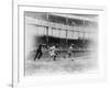 Dummy Murphy Fouls, Philadelphia Phillies, Baseball Photo - New York, NY-Lantern Press-Framed Art Print