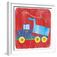 Dump Truck-Erin Clark-Framed Giclee Print