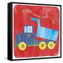 Dump Truck-Erin Clark-Framed Stretched Canvas